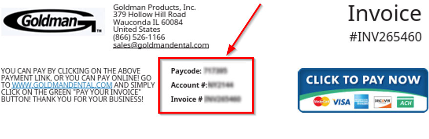 Sample invoice